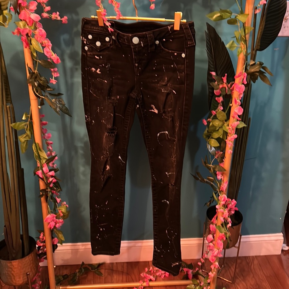 Black true religions jeans